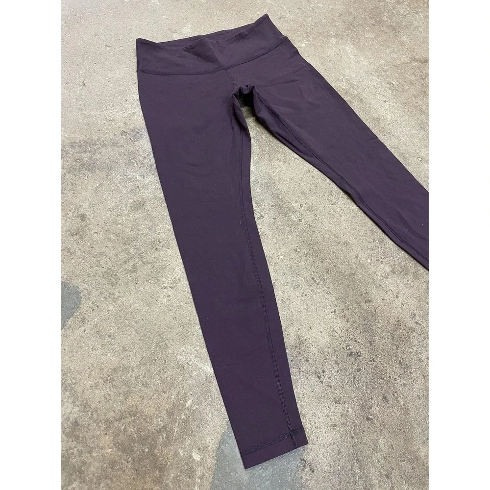 Lululemon Leggings‎ Womens 4 Purple High Rise Yoga Athletic Stretch Pants Ankle